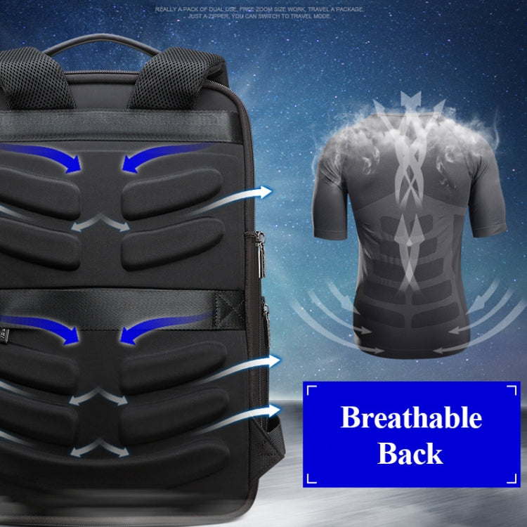 Bopai 61-07311 Large Capacity Anti-theft Waterproof Backpack Laptop Tablet Bag for 15.6 inch and Below, External  USB Charging Port, 61-07311