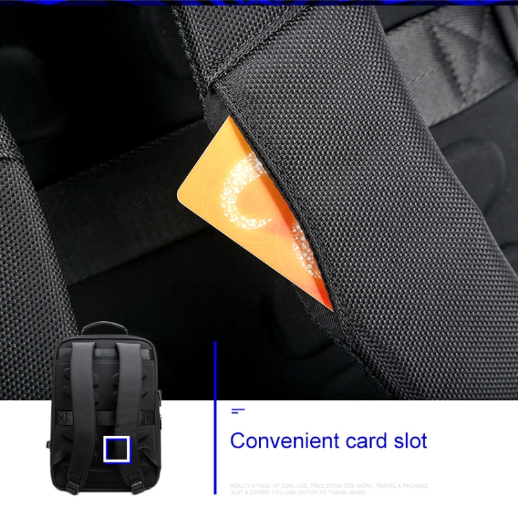 Bopai 61-07311 Large Capacity Anti-theft Waterproof Backpack Laptop Tablet Bag for 15.6 inch and Below, External  USB Charging Port, 61-07311