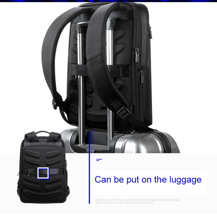 Bopai 61-07311 Large Capacity Anti-theft Waterproof Backpack Laptop Tablet Bag for 15.6 inch and Below, External  USB Charging Port, 61-07311