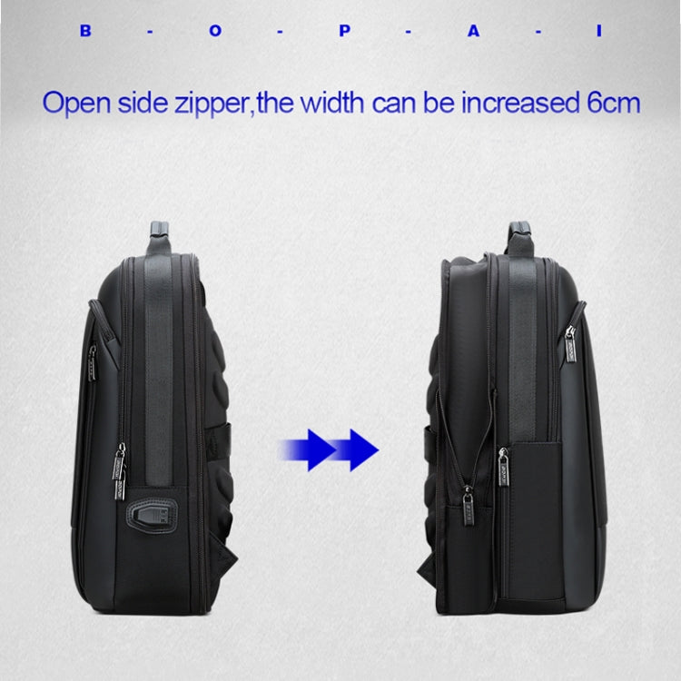 Bopai 61-07311 Large Capacity Anti-theft Waterproof Backpack Laptop Tablet Bag for 15.6 inch and Below, External  USB Charging Port, 61-07311