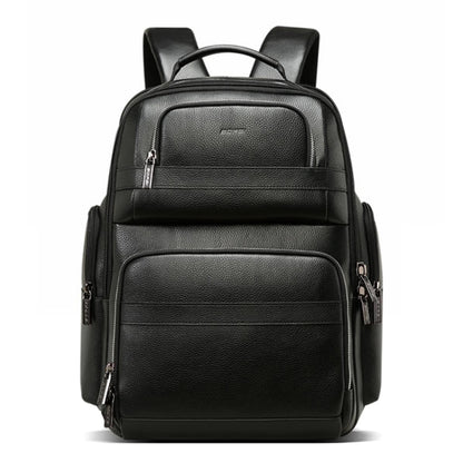 Bopai 851-01981A Top-grain Leather Business Travel Anti-theft Man Backpack, Size: 35x26x44cm, 851-01981A