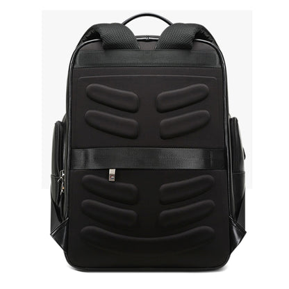 Bopai 851-01981A Top-grain Leather Business Travel Anti-theft Man Backpack, Size: 35x26x44cm, 851-01981A