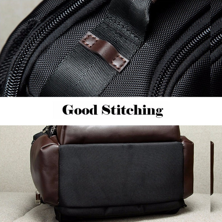 Bopai 11-85301 15.6 inch Large Capacity Multi-layer Zipper Bag Design Breathable Laptop Backpack, Size: 35 x 20 x 43cm, 11-85301