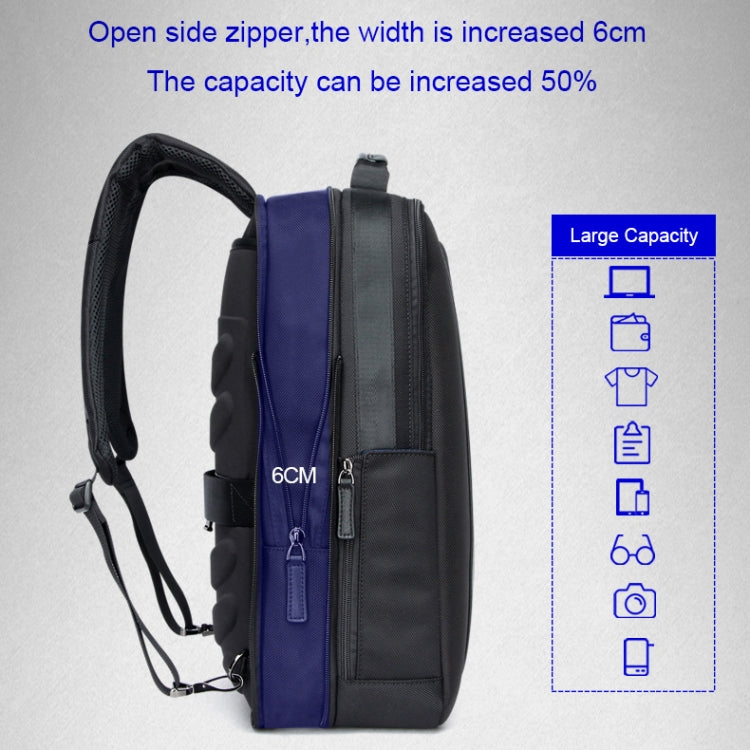 Bopai 751-006561 Large Capacity Business Casual Breathable Laptop Backpack with External USB Interface, Size: 29 x 16 x 44cm, 751-006561