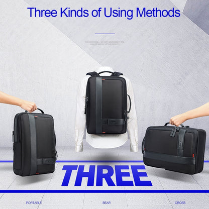 Bopai 751-006561 Large Capacity Business Casual Breathable Laptop Backpack with External USB Interface, Size: 29 x 16 x 44cm, 751-006561