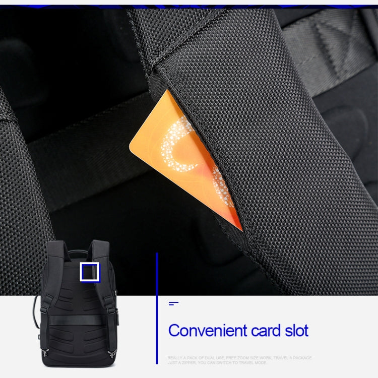 Bopai 751-006561 Large Capacity Business Casual Breathable Laptop Backpack with External USB Interface, Size: 29 x 16 x 44cm, 751-006561