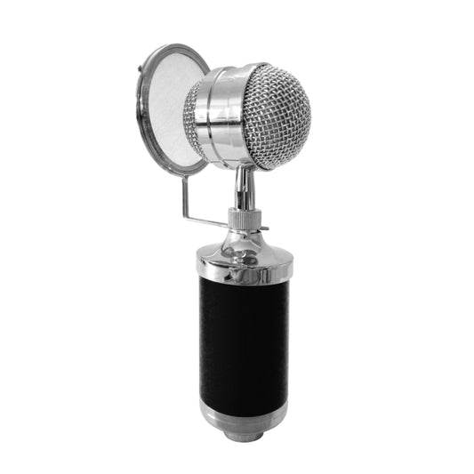 3000 Home KTV Mic Condenser Sound Recording Microphone with Shock Mount & Pop Filter for PC & Laptop, 3.5mm Earphone Port, Cable Length: 2.5m