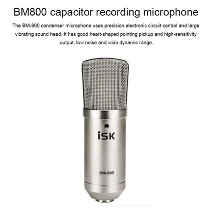 ISK BM-800 Sound Recording Microphone Condenser Mic for Studio and Broadcasting, BM-800