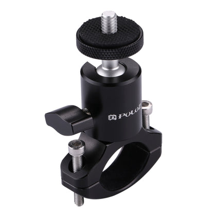 PULUZ Bike Aluminum Handlebar Tripod Ball Head Adapter Mount for GoPro HERO10 Black / HERO9 Black / HERO8 Black /7 /6 /5 /5 Session /4 Session /4 /3+ /3 /2 /1, DJI Osmo Action, Xiaoyi and Other Action Cameras, Ball Head Mount(AE), Ball Head Mount