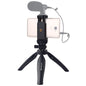 PULUZ Desk Plastic Tripod Mount with Phone Clamp & Adjusting Tripod Head for Smartphones, Plastic Tripod+Adjusting Head