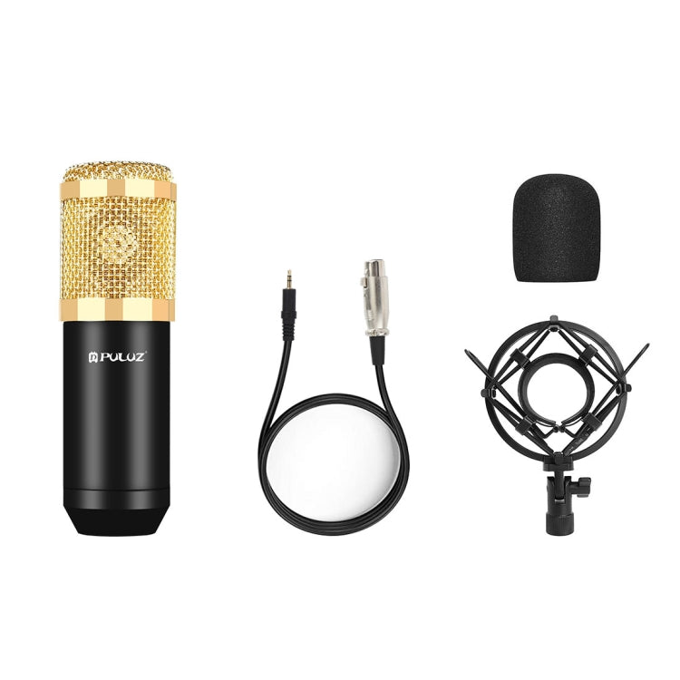 PULUZ Condenser Microphone Studio Broadcast Professional Singing Microphone