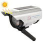 Solar Powered Realistic Looking Dummy Camera with Flashing Red LED Light, 2400