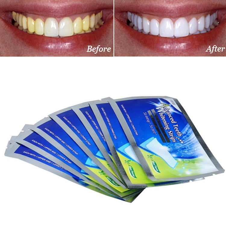 1 Box / 7pcs Advanced Effective Dental Whitening Kit Mint Flavor Teeth Whitening Strips