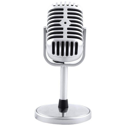 Plastic Classic Style 3.5mm Standing Microphone