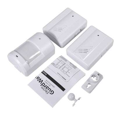 2 to 1 PIR Infrared Sensors Wireless Doorbell Alarm Detector for Home / Office, PIR Infrared Sensors