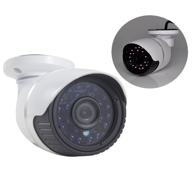 H.264 Wired Infrared Waterproof / Vandalproof IP Camera, 1 / 3 inch 4mm 1.3 Mega Pixels Fixed Lens, Motion Detection / Privacy Mask and 30m IR Night Vision, Support HD 720P (1280 x 720), IPc-631 /T13