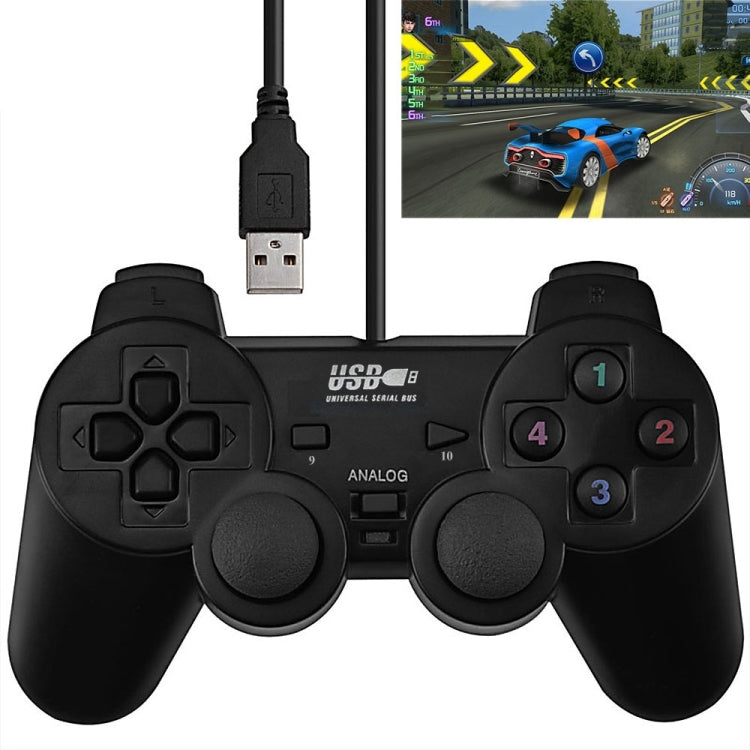 Double Shock PC USB Single Gamepad, Vibration Gamepad 11