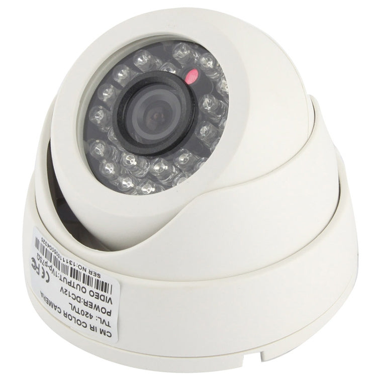 CMOS 420TVL 3.6mm Lens ABS Material Color Infrared Camera with 24 LED, IR Distance: 20m, with 24 LED