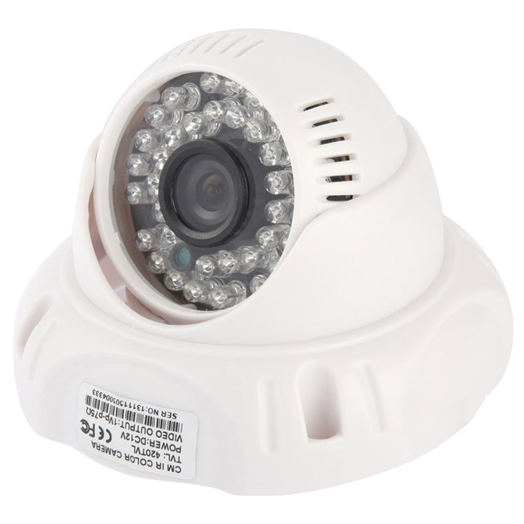 CMOS 420TVL 3.6mm Lens ABS Material Color Infrared Camera with 36 LED, IR Distance: 20m, 36 LED