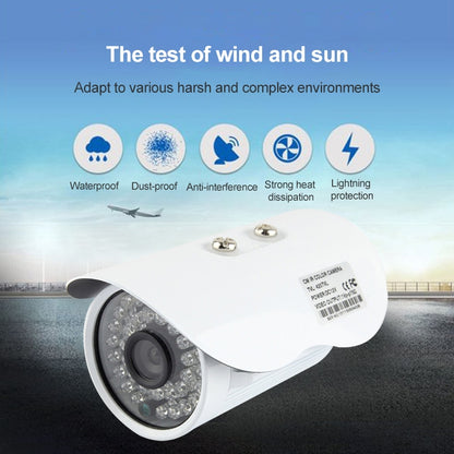 CMOS 420TVL 6mm Lens Metal Material Color Infrared Camera with 36 LED, IR Distance: 20m, CMOS 103060 36LED