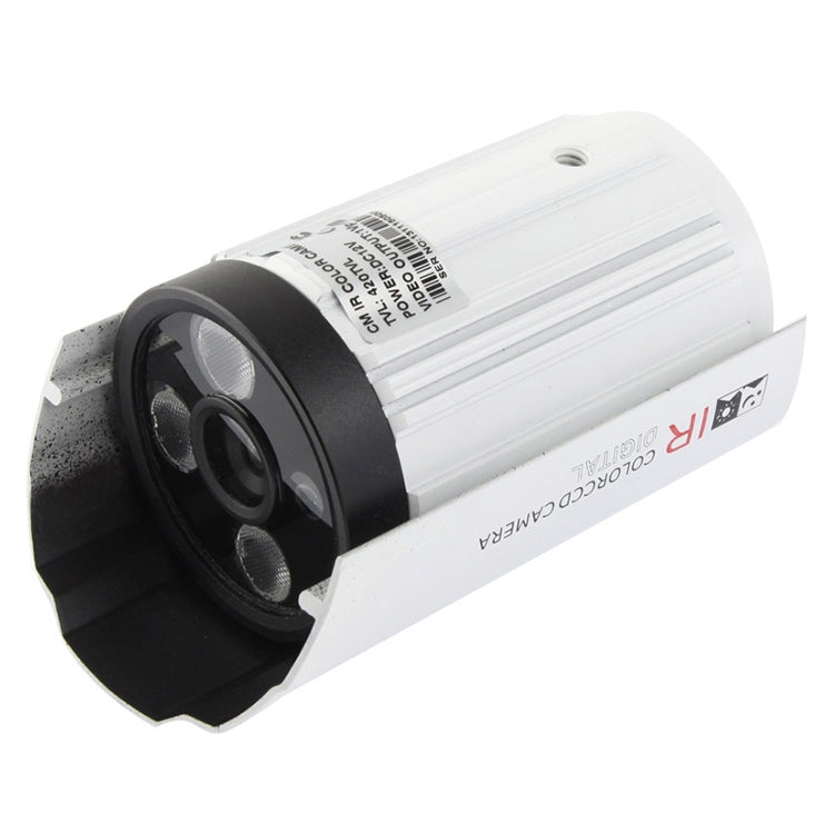 CMOS 420TVL 6mm Lens Metal Material Array LED Color Infrared Camera with 3 LED, IR Distance: 20m, CMOS 103060 3LED