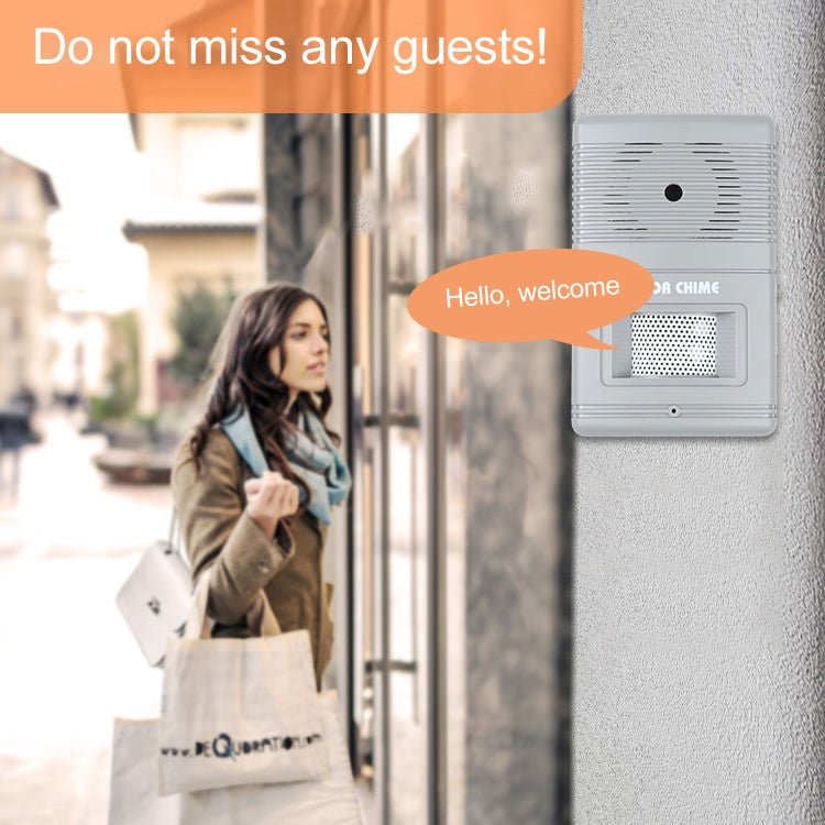 300D Wireless Visitor Alarm Entry Alert Door Chime, 300D