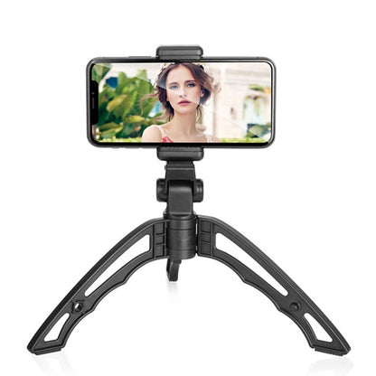 APEXEL Portable Handheld Lazy Live Broadcast Desktop Folding Universal Bluetooth Tripod Phone Holder