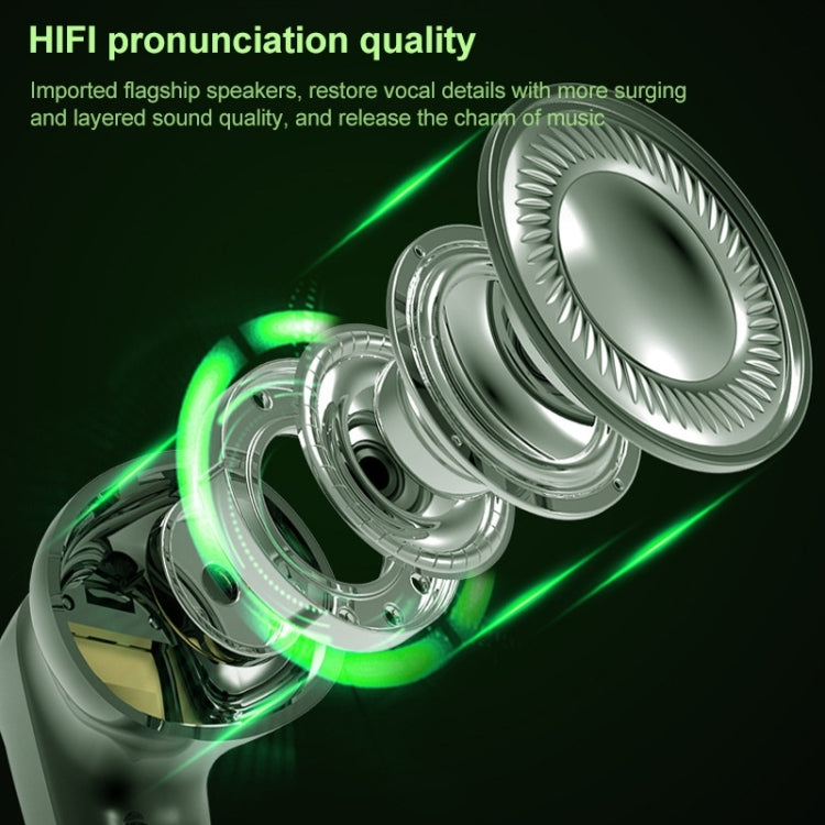 TWS-G11 Bluetooth 5.0 Low Latency TWS Stereo Gaming Earphone with Cool LED