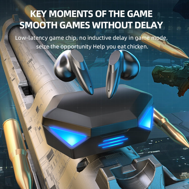 G20 TWS 5.2 Binaural True Stereo Touch Gaming Bluetooth Earphone