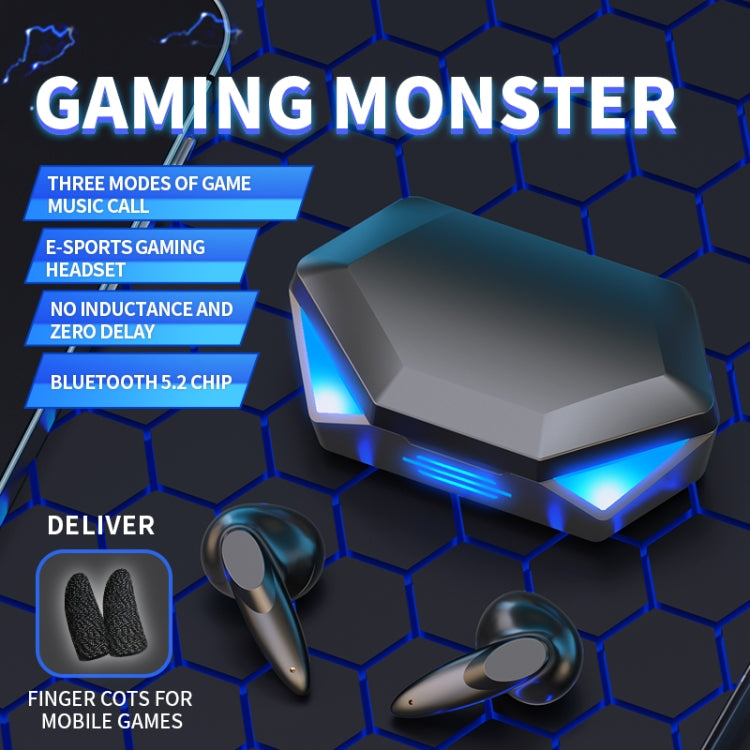 G20 TWS 5.2 Binaural True Stereo Touch Gaming Bluetooth Earphone