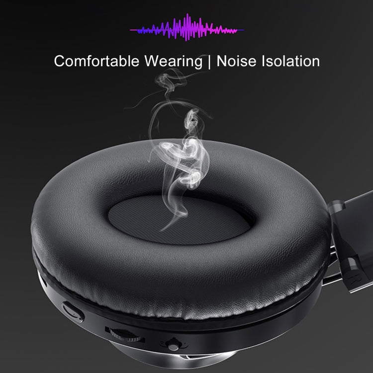 S4000 Foldable Wireless Stereo Music Headset with Mic 3.5mm AUX-in / TF Card / FM