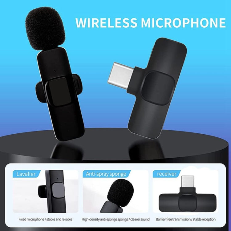 Wireless Lapel Microphones For Android Type C Device - Lavalier Microphone,Suitable For The YouTube | Facebook | Live Streaming | Interview Video | Tiktok