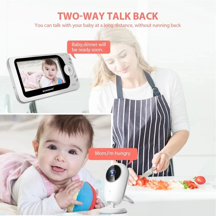 VB608 4.3 inch Wireless Video Baby Monitor IR LED Night Vision Intercom Surveillance Camera, VB608