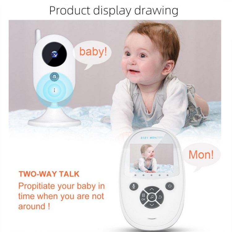 ZR302 2.4GHz Digital Video Smart Baby Monitor Night Vision Camera, Music Player, Two Way Intercom Function, ZR302