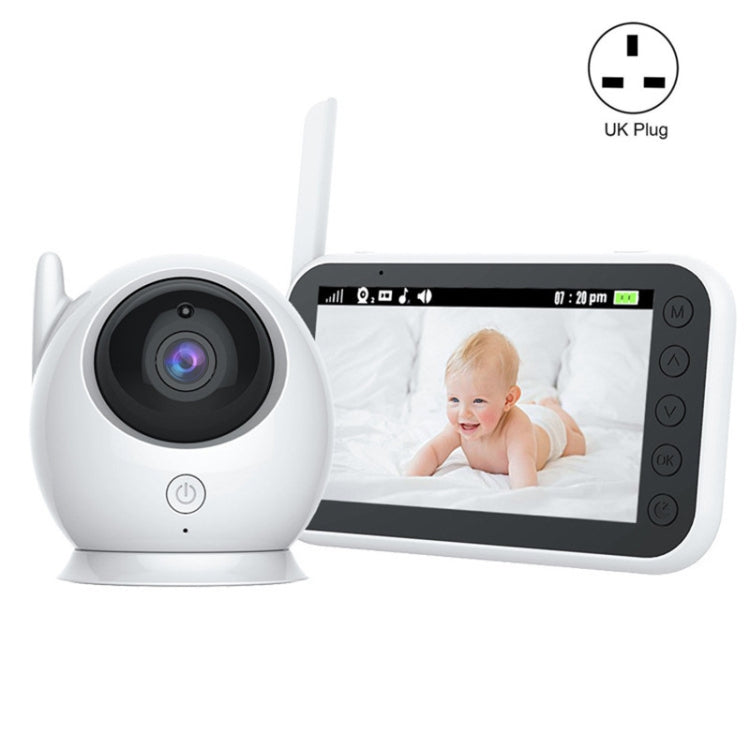 ABM100 4.3 inch Wireless Video Color Night Vision Baby Monitor 360-Degree Security Camera, ABM100