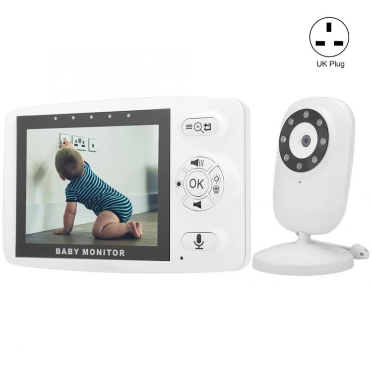 835P 3.5 inch Video Wireless Baby Monitor IR Night Vision Voice Security Camera, 835P