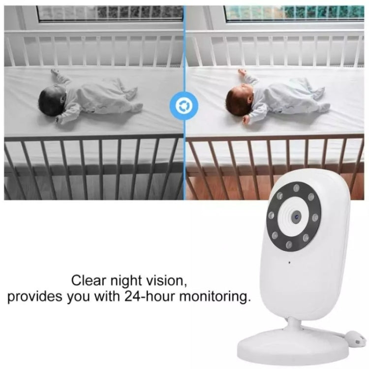 835P 3.5 inch Video Wireless Baby Monitor IR Night Vision Voice Security Camera, 835P