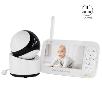 DY55A Built-in Lullabies Video Babyphone 5 inch Screen Digital Wireless Baby Monitor Camera, DY55A