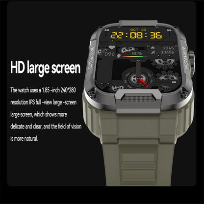 MK66 1.85 inch Color Screen Smart Watch,Support Heart Rate Monitoring / Blood Pressure Monitoring