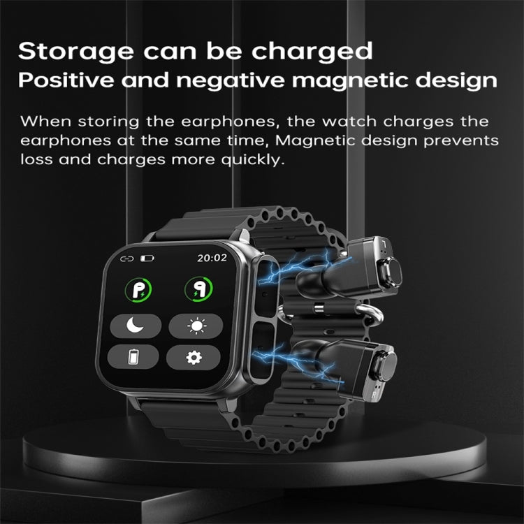 N22 1.96 inch Color Screen Smart Watch,Support Heart Rate Monitoring / Blood Pressure Monitoring / Blood Oxygen Monitoring