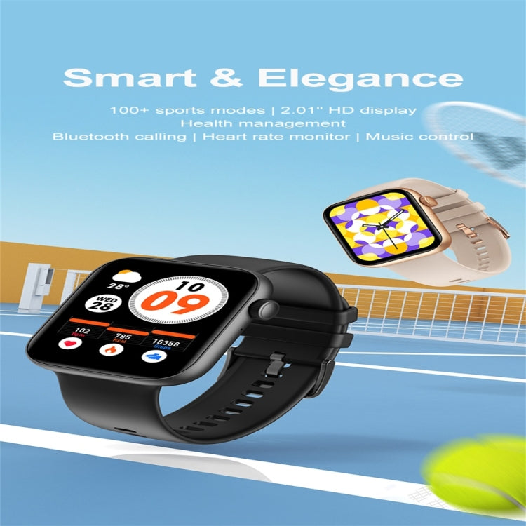 P59 2.01 inch Color Screen Smart Watch,Support Heart Rate Monitoring / Blood Pressure Monitoring / Blood Oxygen Monitoring