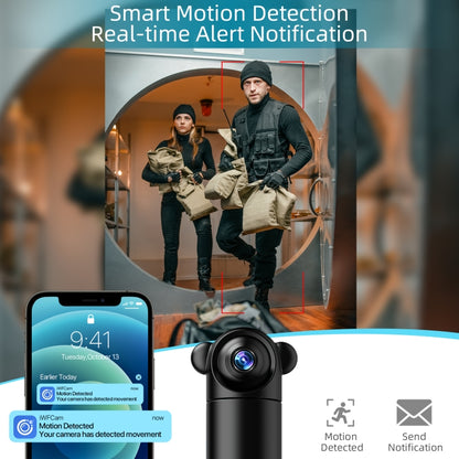 V10 HD Infrared Home Night Vision Mini Camera Remote Control Family Security Camera, V10