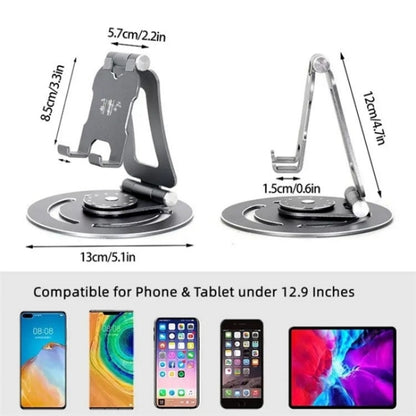 G60 Portable Folding 360-Degree Rotating Desktop Phone Tablet Holder, G60