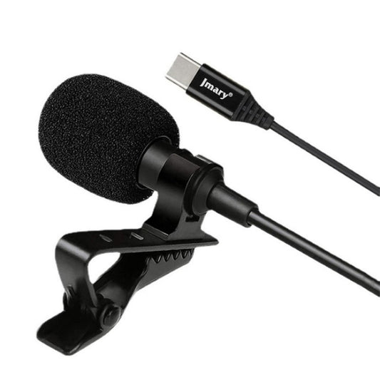 JMARY MC-R2 Interview Video Recording Mic Lavalier Type-C Port Wired Microphone, Length: 2m, MC-R2