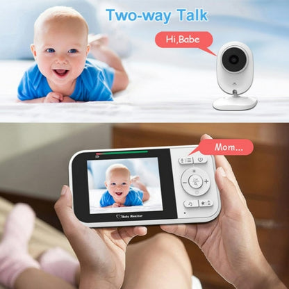 Temperature Detection 2 Way Voice Baby Security Video Camera 2.8-inch LCD Baby Monitor, 218