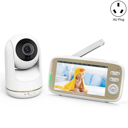 VB803 Built-in Lullabies PTZ Rotation HD Baby Security Camera 5-inch Baby Monitor, VB803