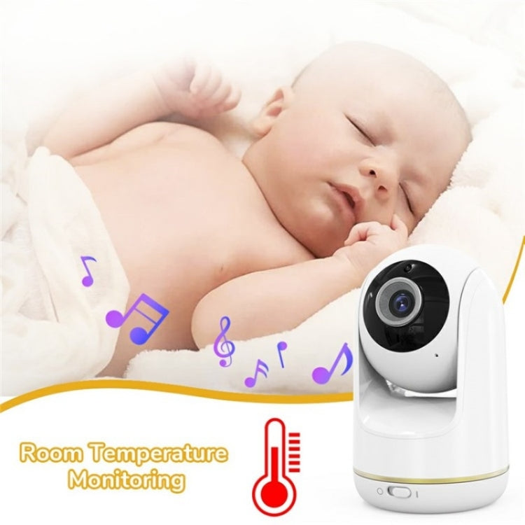 VB803 Built-in Lullabies PTZ Rotation HD Baby Security Camera 5-inch Baby Monitor, VB803