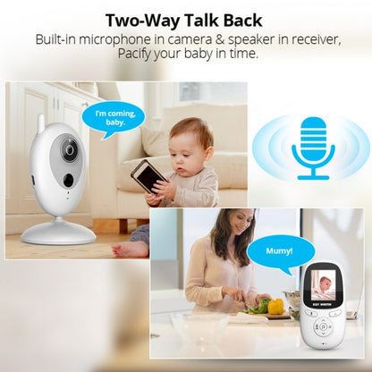 R306 Room Temperature Monitor Intercom Camera 2.0-inch Night Vision Wireless Baby Monitor, R306