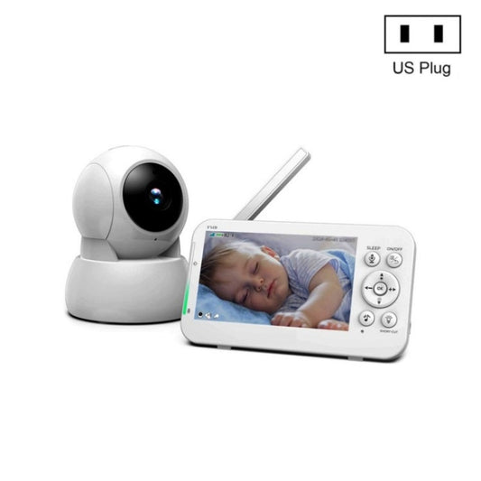 Infrared Night Vision Two-way Intercom Baby Monitor 5-inch Wireless Digital Monitor, 960