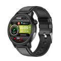 ET470 1.39 inch Color Screen Smart Watch Leather Strap, Support Bluetooth Call / ECG